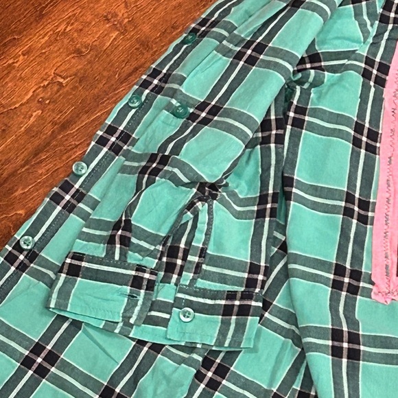 NWT UpCycled Graphic Flannel Size Girls XL 14/16 or Adult XS - Picture 6 of 11